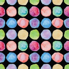 Watercolour polka dot seamless pattern N8