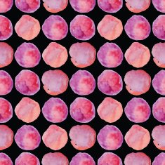 Watercolour polka dot seamless pattern N9