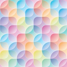 Overlap and transparent circles squares Colorful seamless b N2