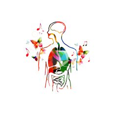 Colorful human organs design N2