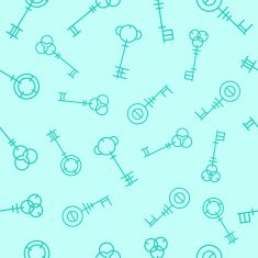 Seamless Keys Pattern Vector Illustration