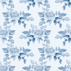 Background with beautiful roses Seamless pattern 63 in vector N2