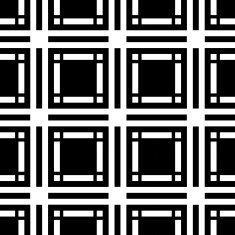 Black and white geometric seamless pattern N4