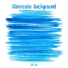 Abstract blue vector watercolor background for your design N2
