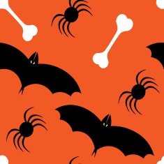 Seamless bat spider bone
