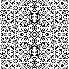 Abstract seamless outline pattern N32