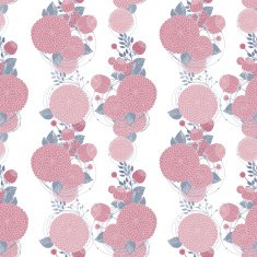 Seamless texture with asters N2