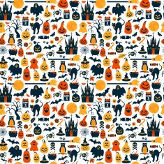 Halloween seamless pattern N27
