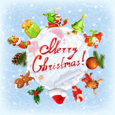 Christmas vector background N7