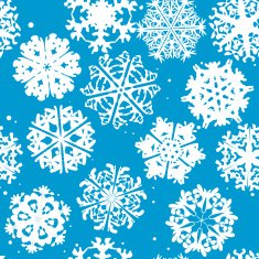 Snowflake Pattern vector texture Christmas and new year concept N39