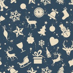 Seamless Christmas pattern N38