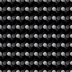 seamless background with related polka dots black white N2
