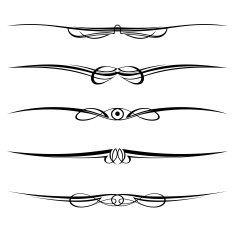 decorative elements border and page rules