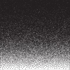 Halftone Dotwork Style Monochrome Gradient Vector Background N3