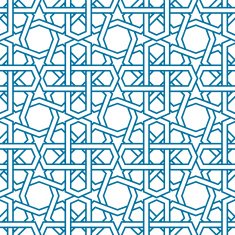 Islamic pattern vector Seamless traditional eastern style N2
