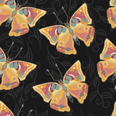 Seamless pattern with butterfly N4