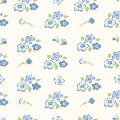 Floral seamless pattern on white background N2
