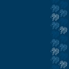 seamless pattern with fish on blue background N4