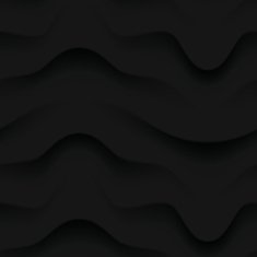 Dark black seamless texture Wavy background N3