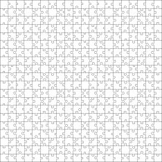 Puzzle template vector N2
