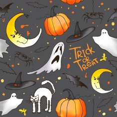 Halloween seamless pattern N31
