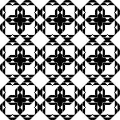 Black and white seamless pattern abstract background N3