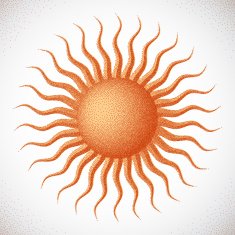 Sun Halftone style N2