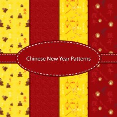 seamless pattern Collection for Chinese New Year