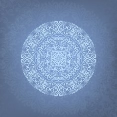 Circle lace ornament N4