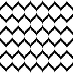 Black and white geometric seamless pattern abstract background N5