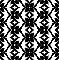 Black and white seamless pattern abstract background N10