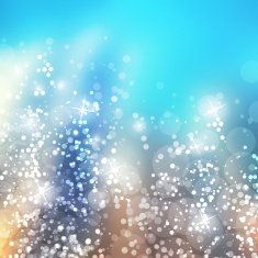 Sparkling Cover Design Template with Abstract Blurred Background N8