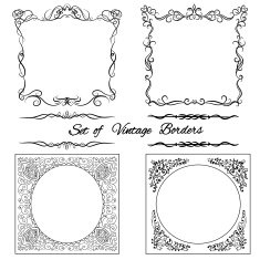 Set of Vintage Frames N7