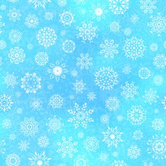 Snowflake seamless pattern N7