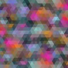 Multicolored angular wattled pattern background N4