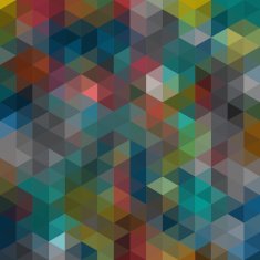 Multicolored angular wattled pattern background N5