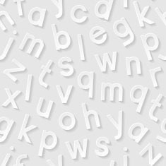 Seamless pattern with alphabet N3