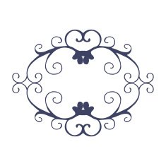 Isolated Abstract Floral pattern on white background N2