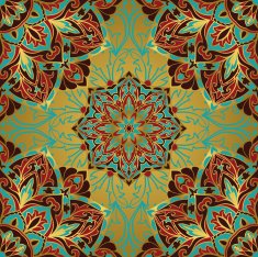 Vintage oriental ornament