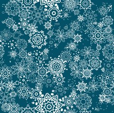 Snowflakes seamless pattern N4