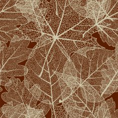 Detailed leaves seamless background EPS 10 N5