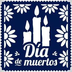 Day Of The Dead - Cut Out Paper Illustration