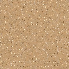 Vector fabric circles seamless pattern background with hand draw N4