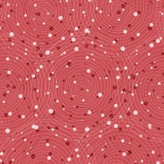 Vector fabric circles seamless pattern background with hand draw N13