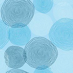 Seamless image with rounds Vector hand drawn background Abstra N10
