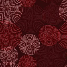 Seamless image with rounds Vector hand drawn background Abstra N12