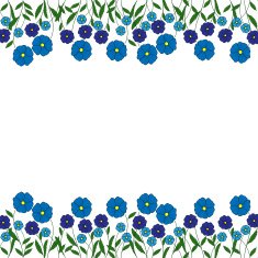poppies vector illustration for greeting card N2