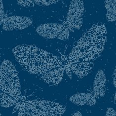 butterfly vector seamless pattern background