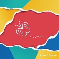 butterfly line icon