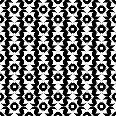 Black and white seamless pattern abstract background N17